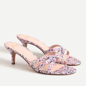 J.Crew Skinny-strap sandals in Liberty Phoebe floral